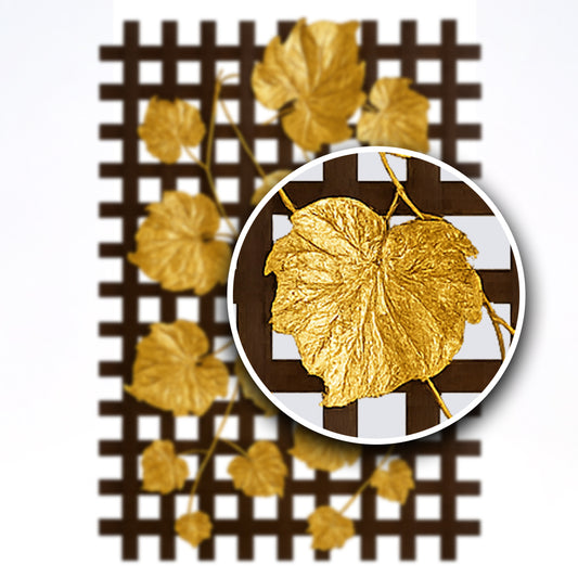 Golden Grape Leaf Jeffery Wall Mount