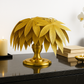 Majestic Golden Leaf Cluster Luxe Metal Home Accent
