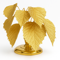 The Gilded Touch: Handcrafted Leaf Masterpiece