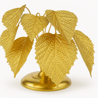 The Gilded Touch: Handcrafted Leaf Masterpiece