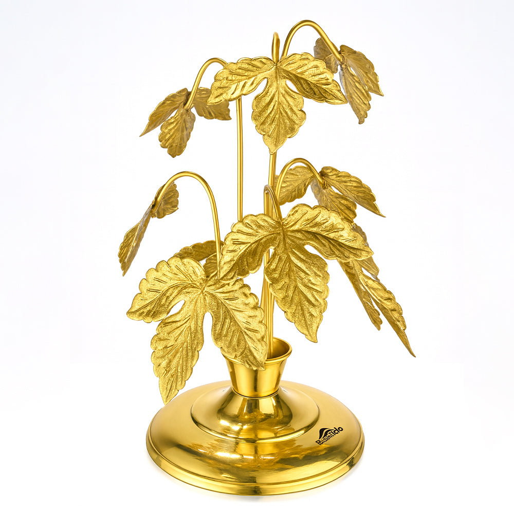 Golden Chestnut Leaf Planter Medium Size